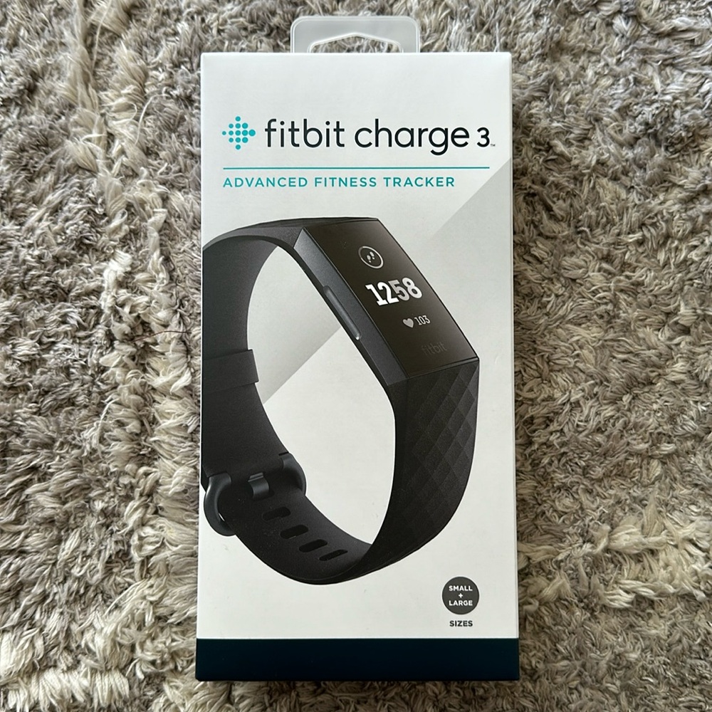 Brand new, sealed in the box, Fitbit Charge 3